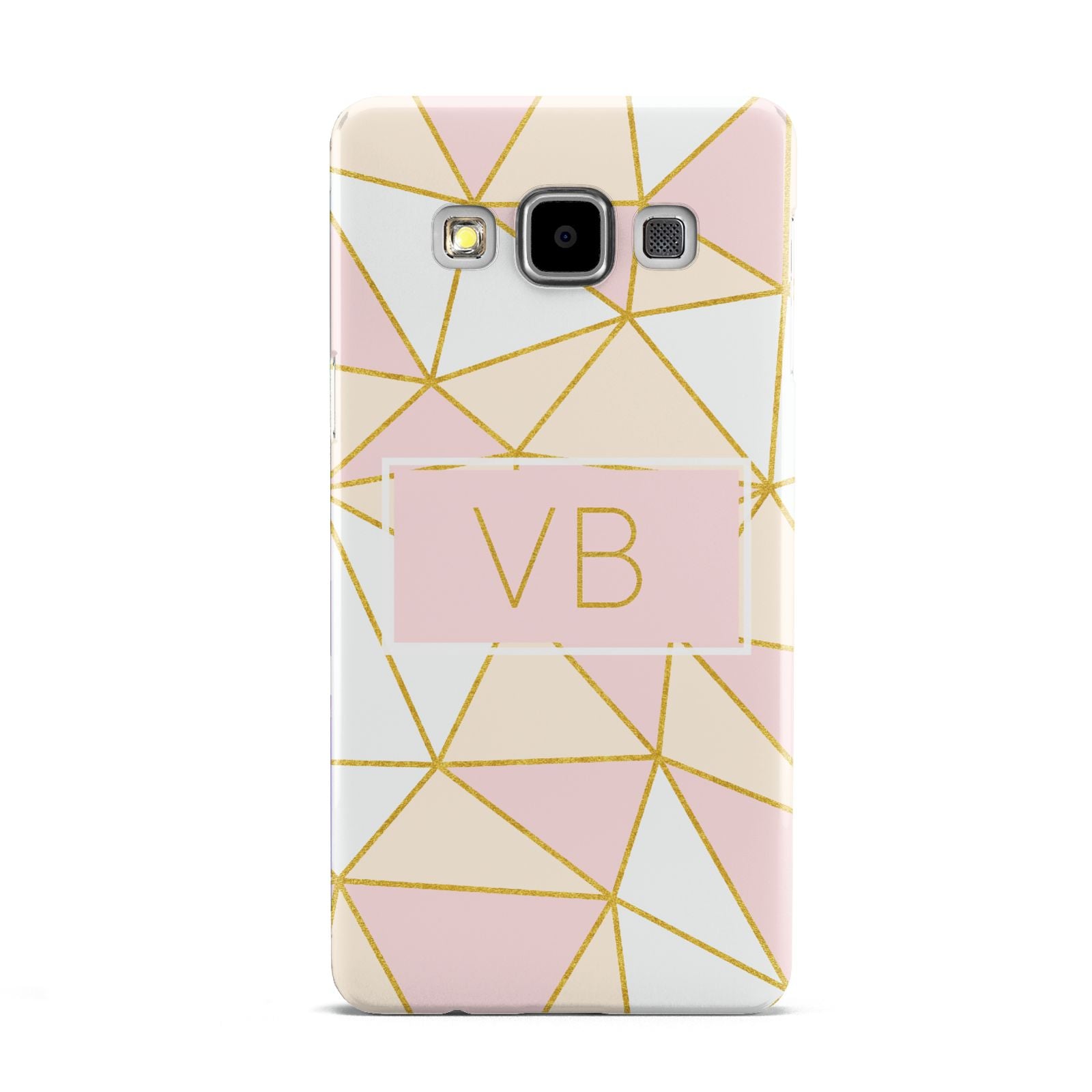 Personalised Gold Initials Geometric Samsung Galaxy A5 Case