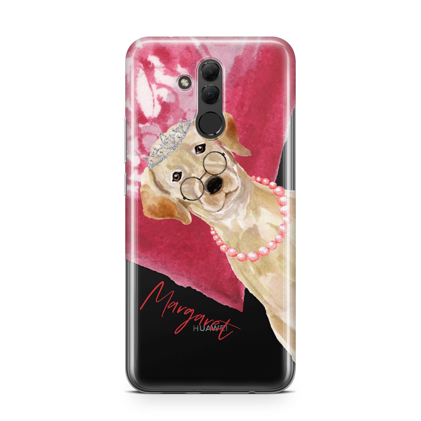 Personalised Golden Labrador Huawei Mate 20 Lite