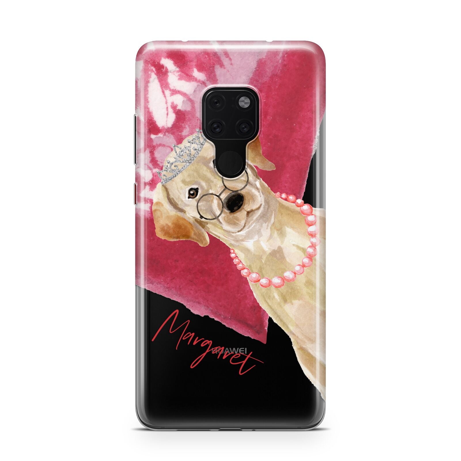 Personalised Golden Labrador Huawei Mate 20 Phone Case