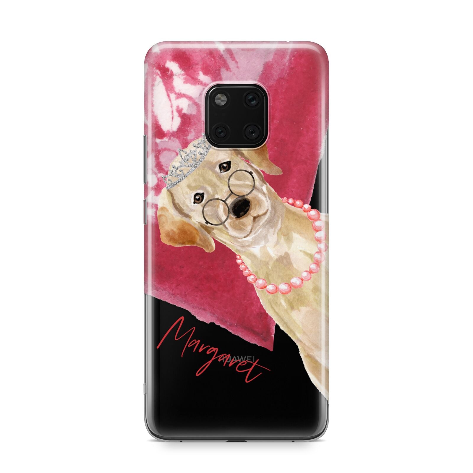 Personalised Golden Labrador Huawei Mate 20 Pro Phone Case