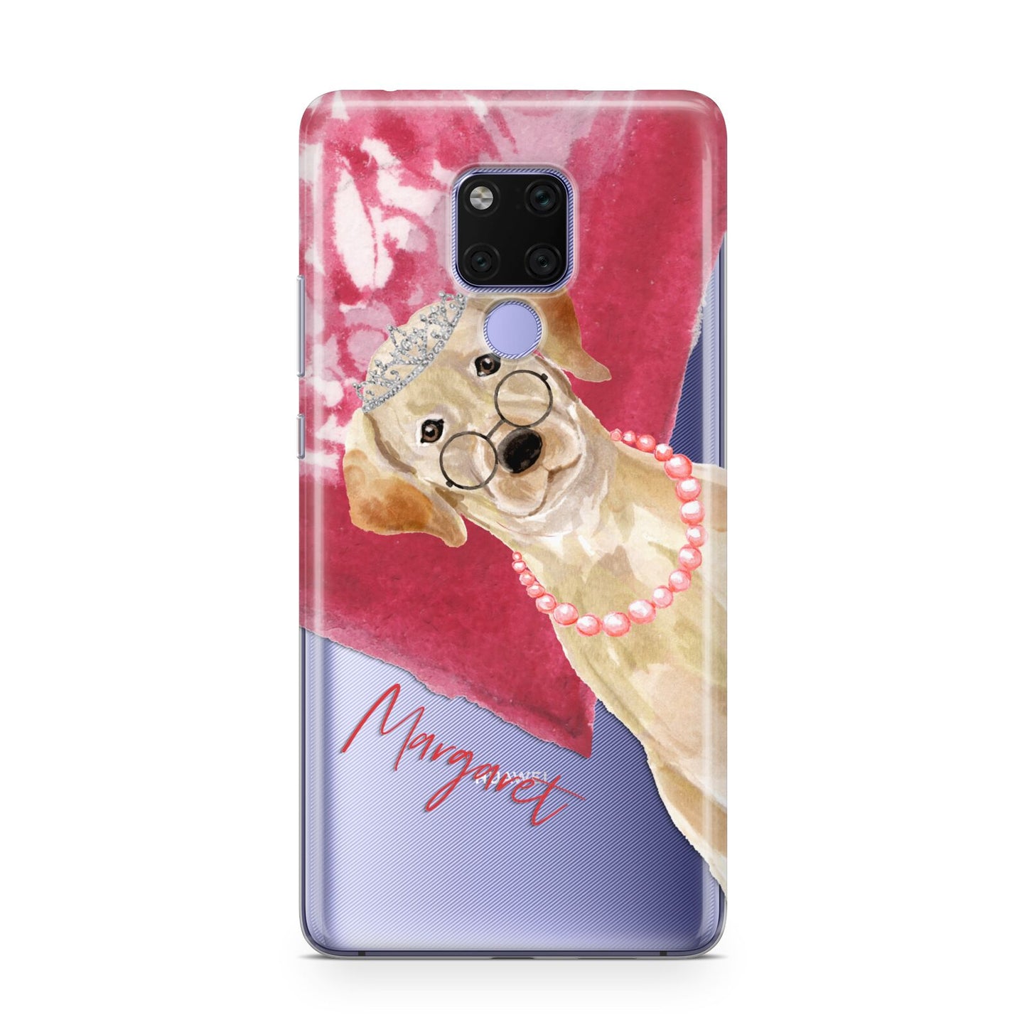 Personalised Golden Labrador Huawei Mate 20X Phone Case