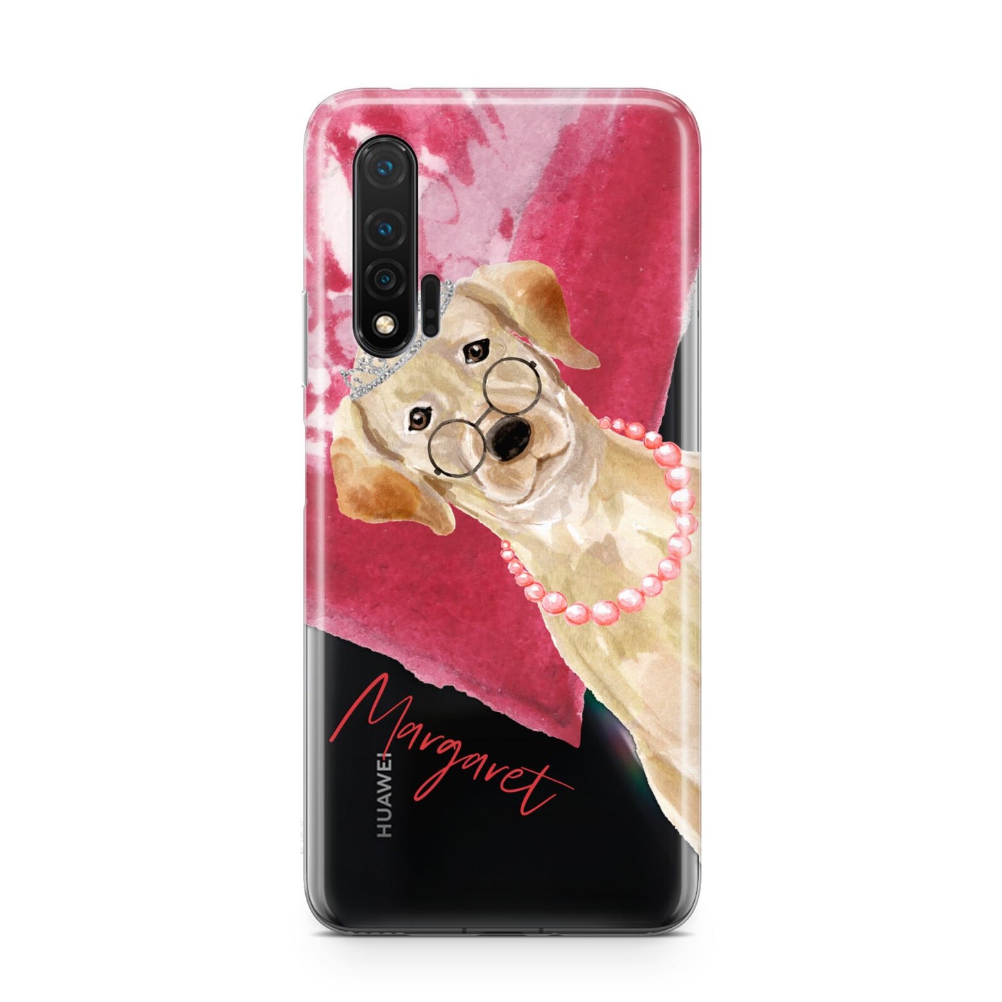 Personalised Golden Labrador Huawei Nova 6 Phone Case