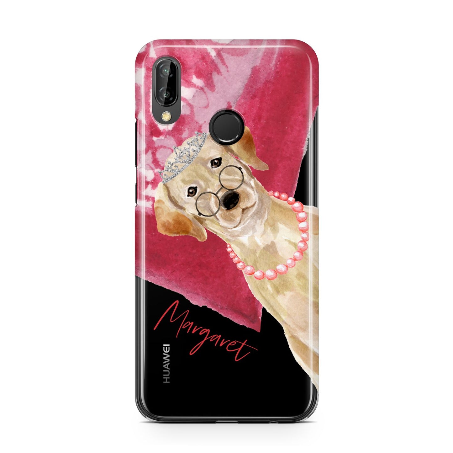 Personalised Golden Labrador Huawei P20 Lite Phone Case