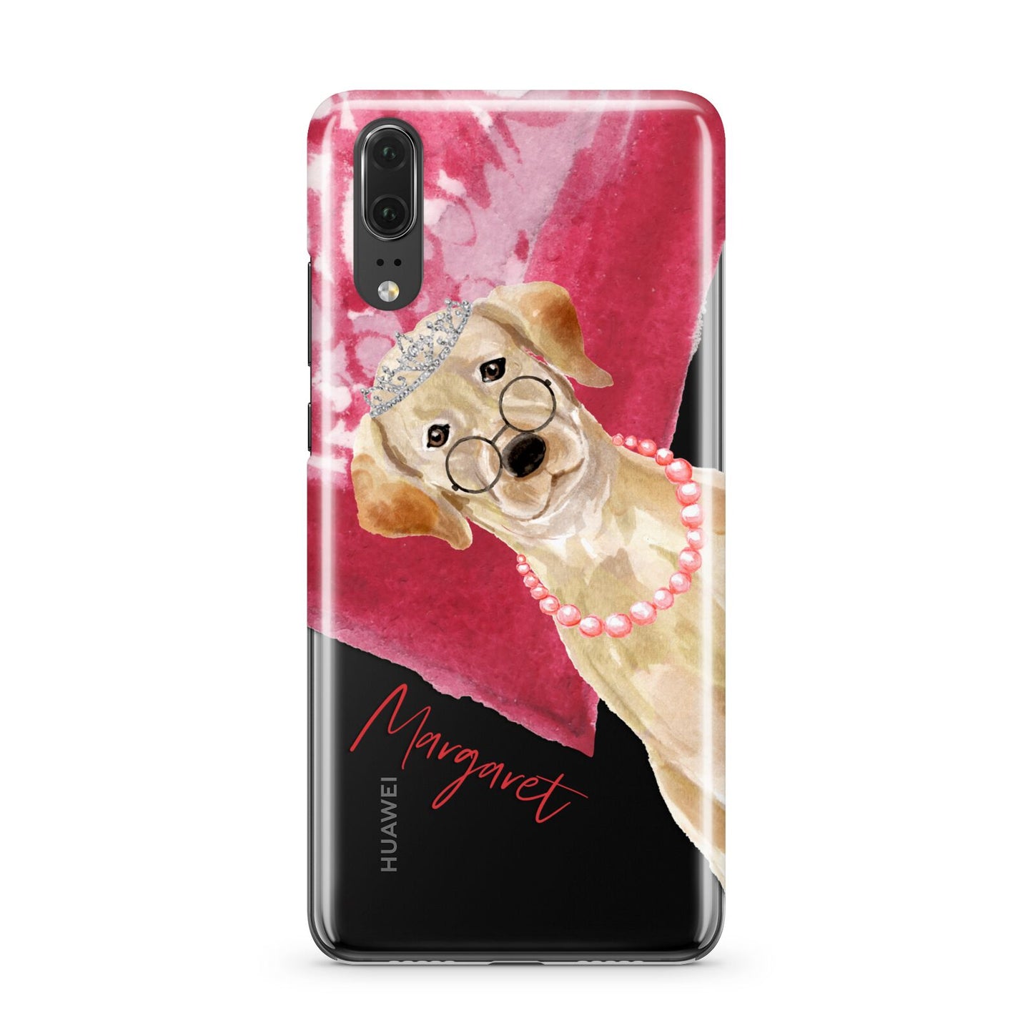 Personalised Golden Labrador Huawei P20 Phone Case