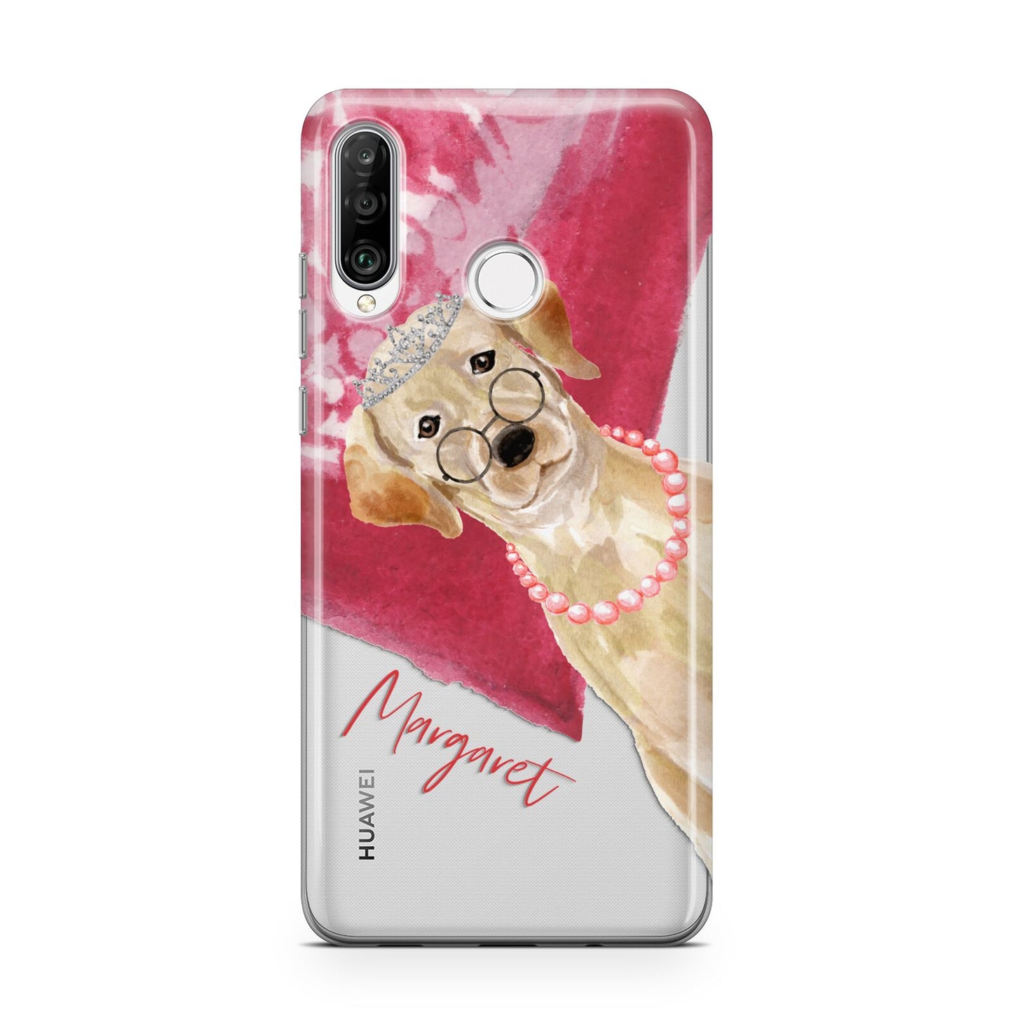 Personalised Golden Labrador Huawei P30 Lite Phone Case