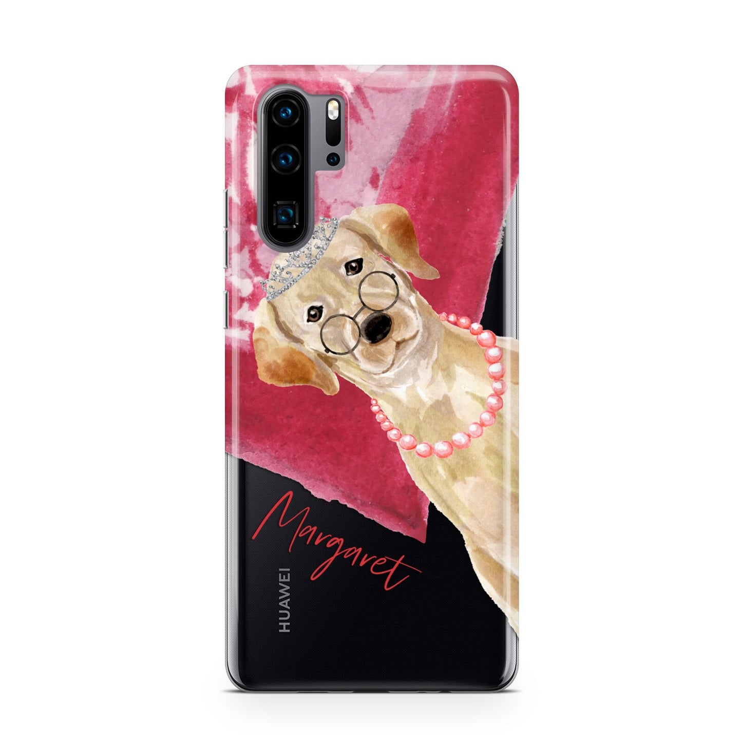 Personalised Golden Labrador Huawei P30 Pro Phone Case