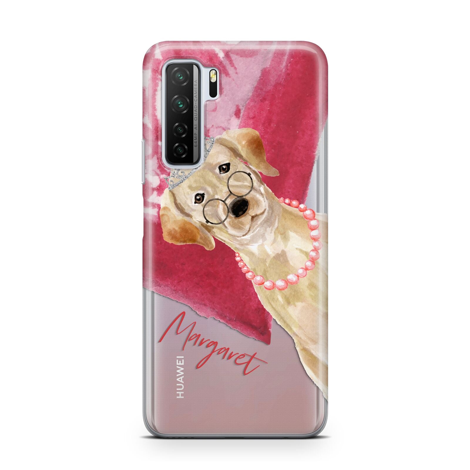 Personalised Golden Labrador Huawei P40 Lite 5G Phone Case