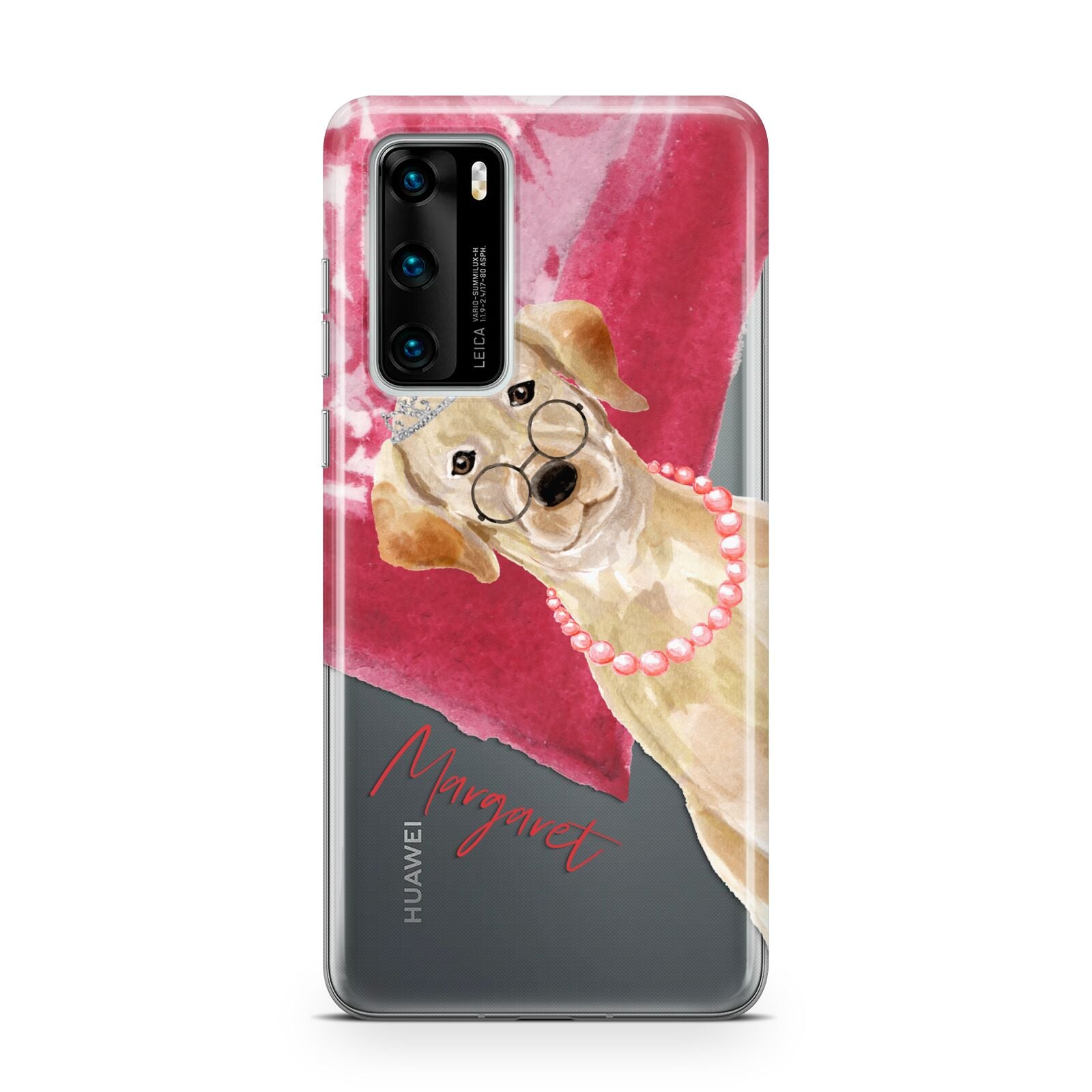 Personalised Golden Labrador Huawei P40 Phone Case