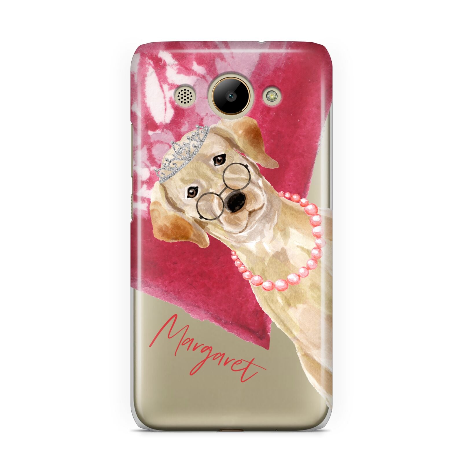 Personalised Golden Labrador Huawei Y3 2017