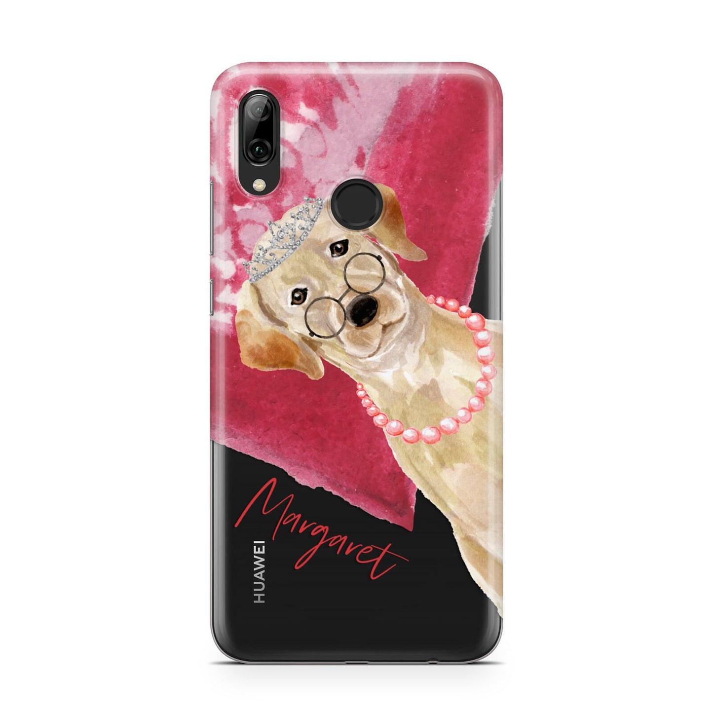 Personalised Golden Labrador Huawei Y7 2019