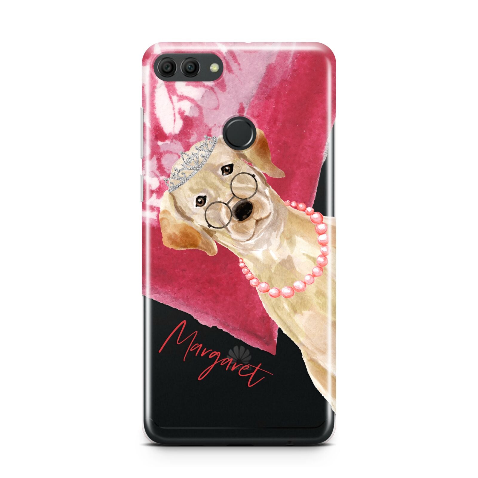 Personalised Golden Labrador Huawei Y9 2018