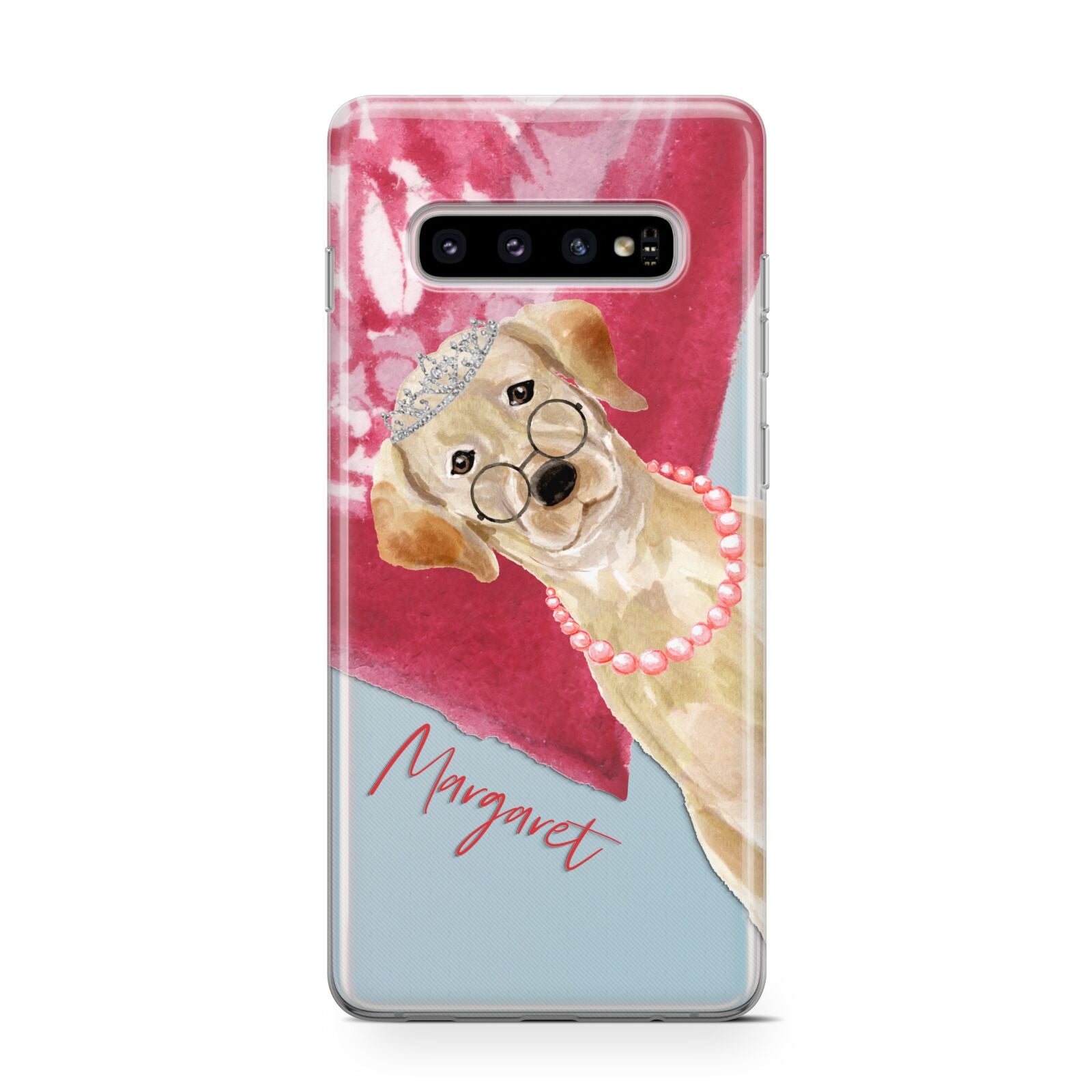 Personalised Golden Labrador Protective Samsung Galaxy Case