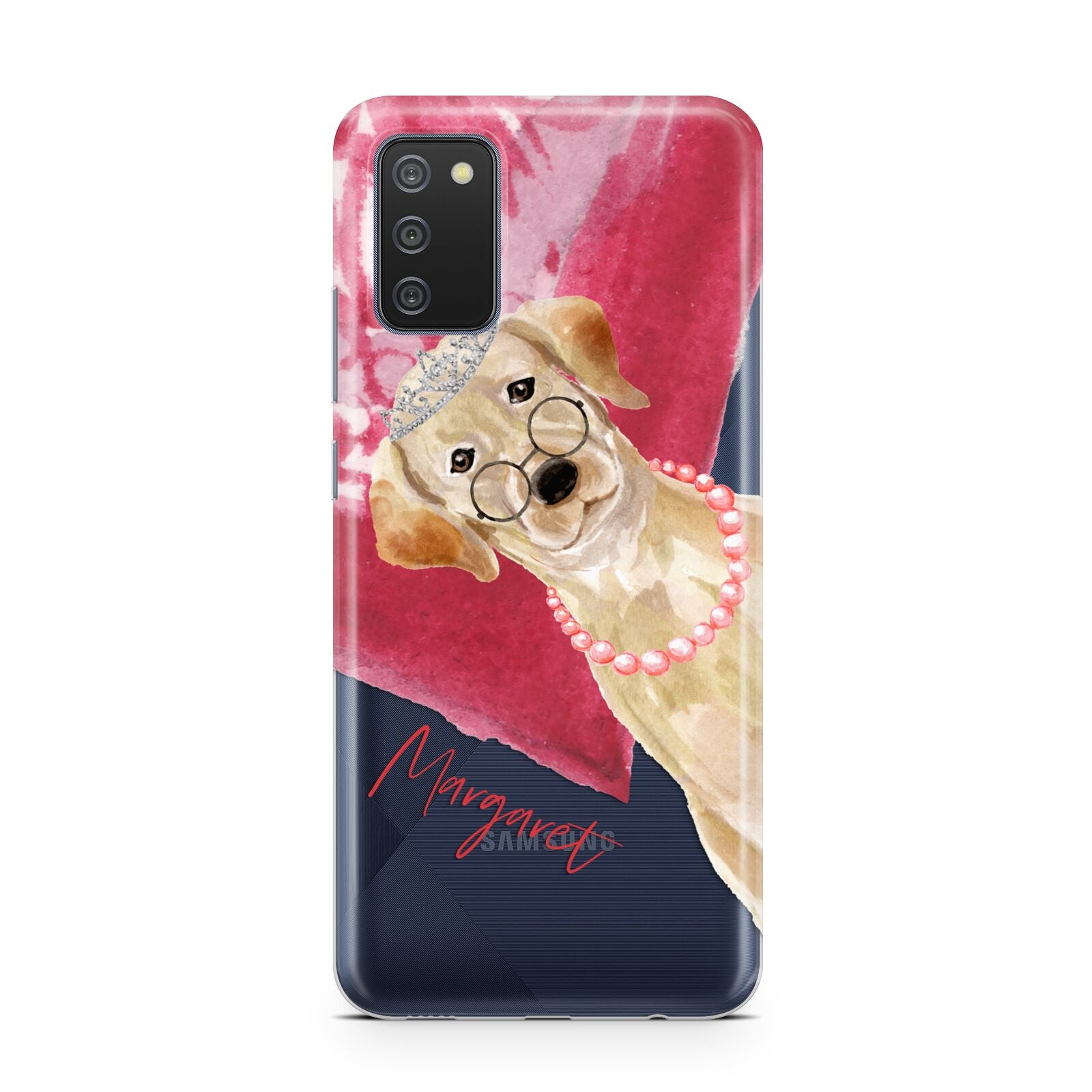 Personalised Golden Labrador Samsung A02s Case