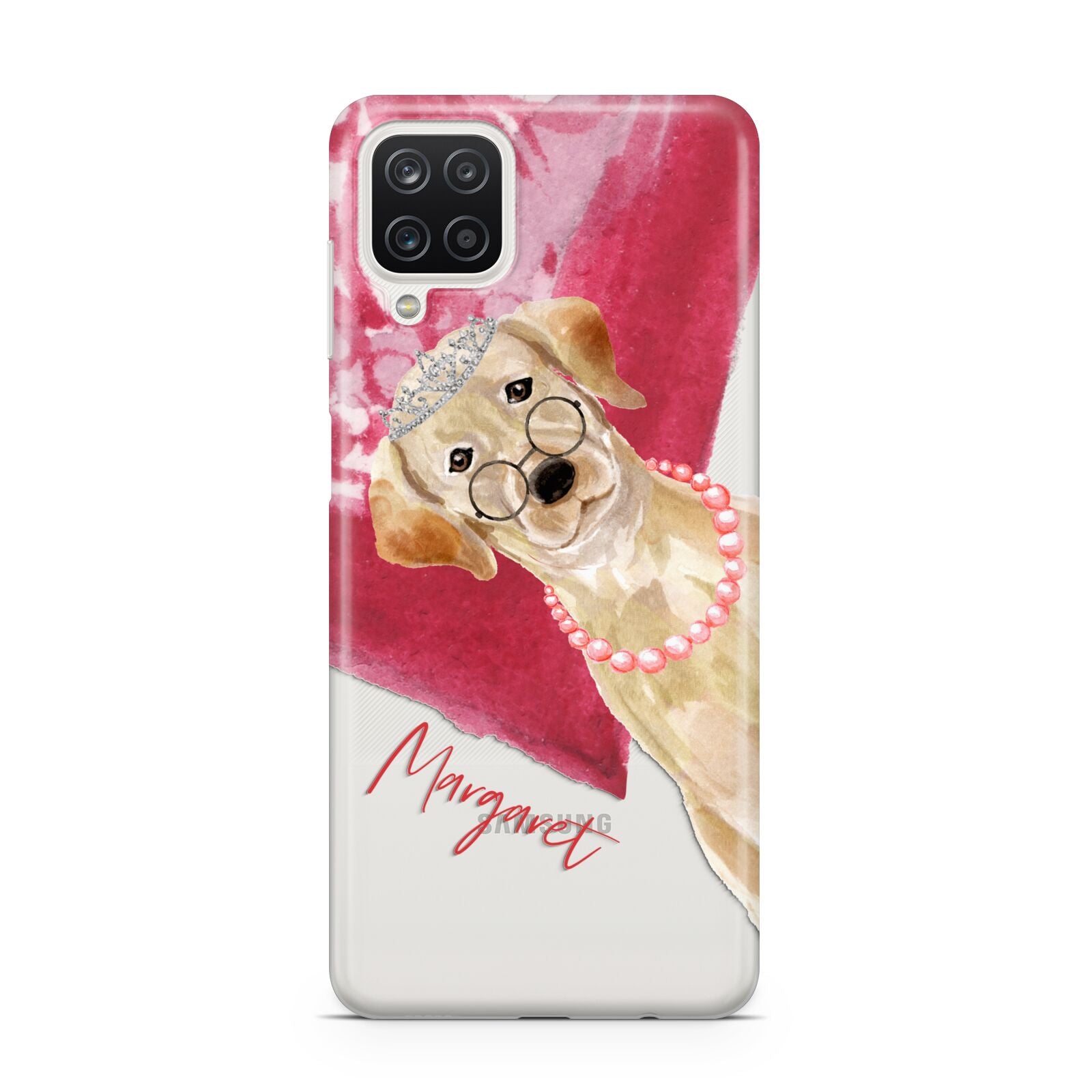 Personalised Golden Labrador Samsung A12 Case