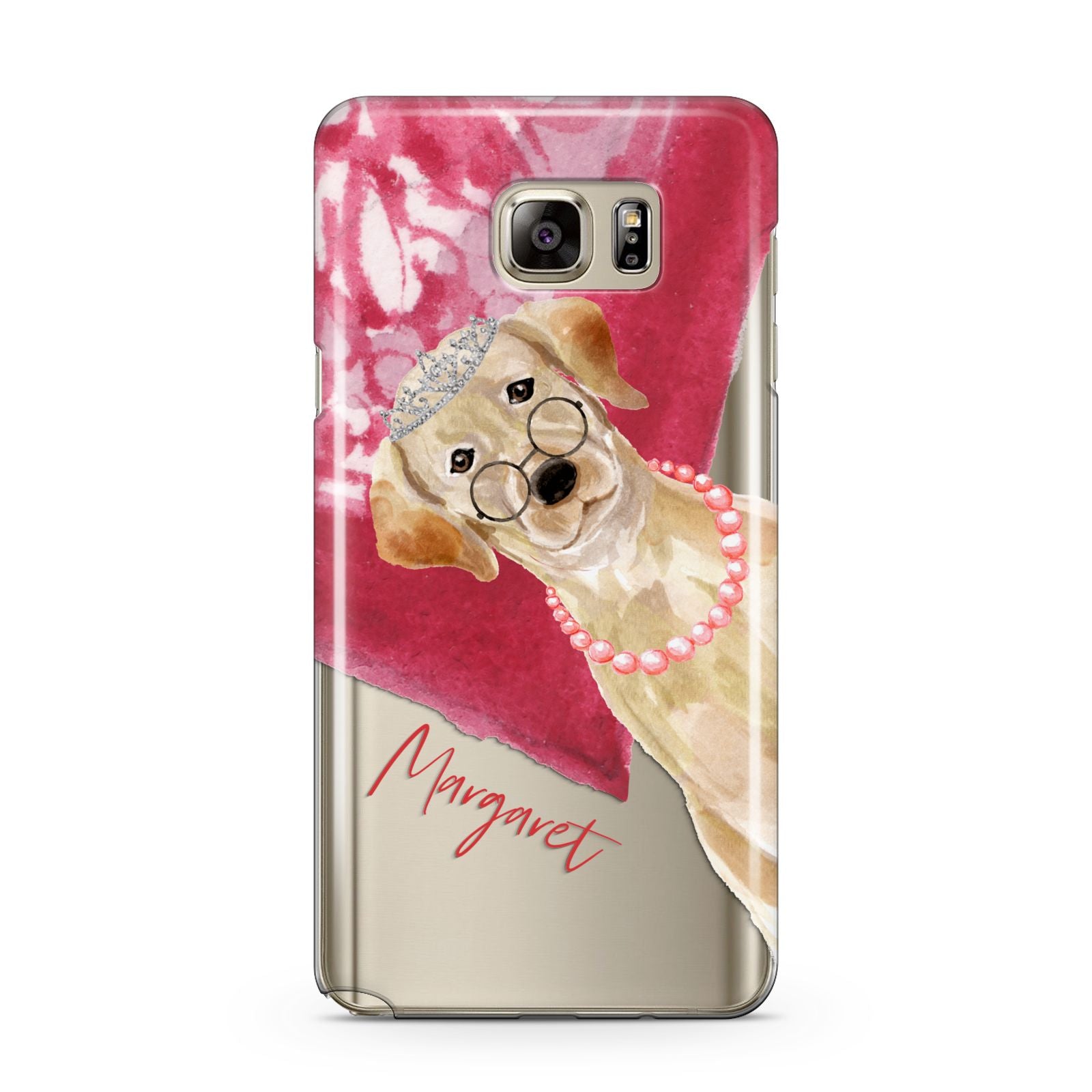 Personalised Golden Labrador Samsung Galaxy Note 5 Case