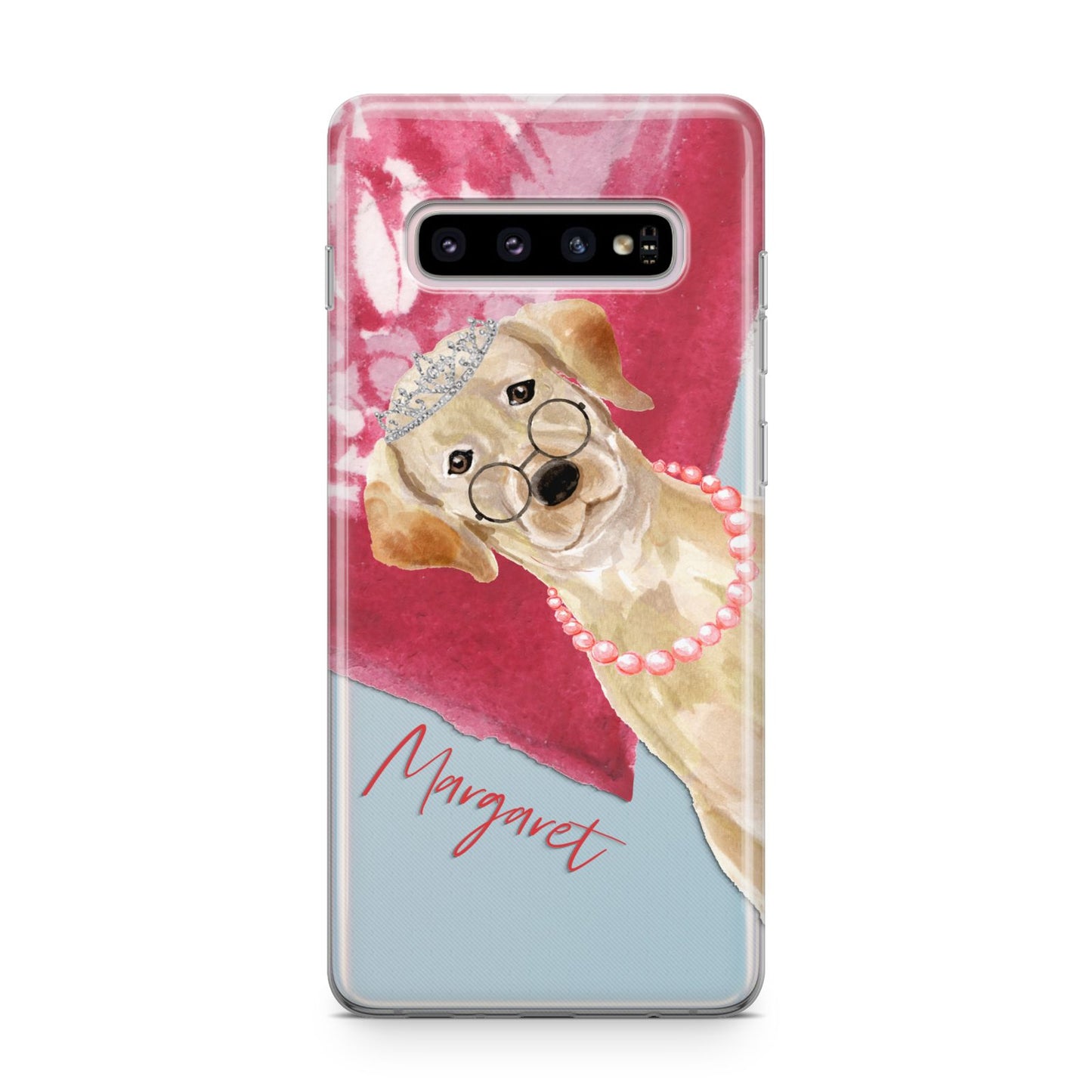 Personalised Golden Labrador Samsung Galaxy S10 Plus Case