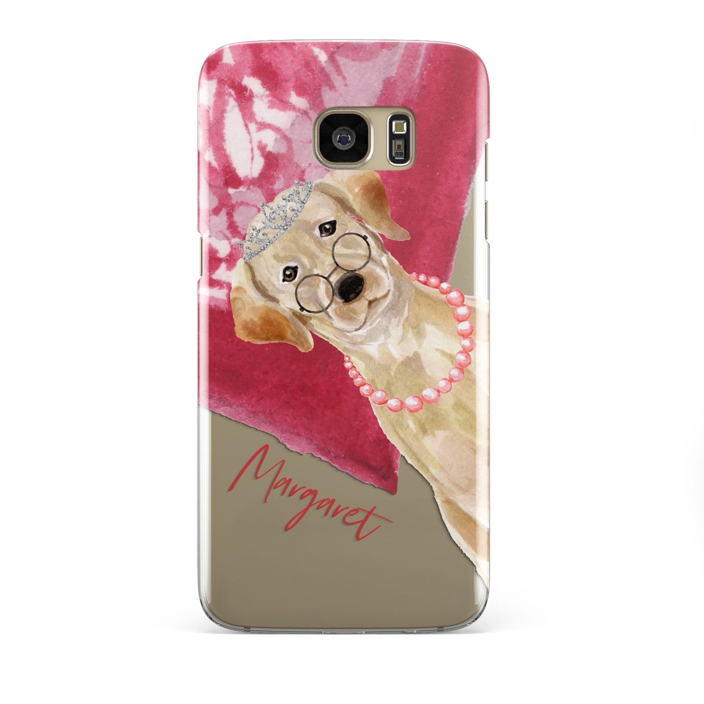 Personalised Golden Labrador Samsung Galaxy S7 Edge Case