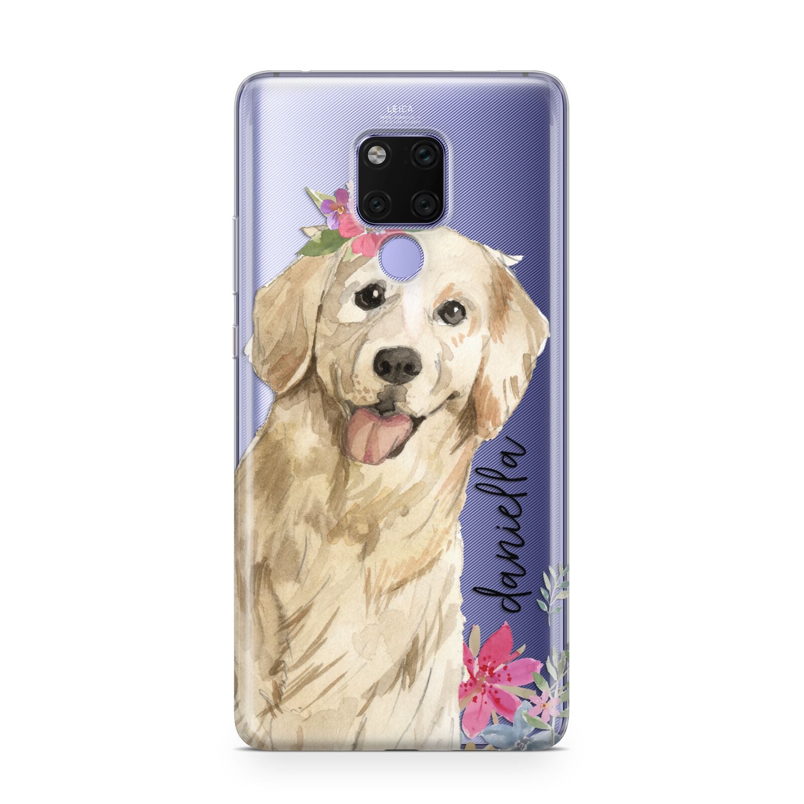 Personalised Golden Retriever Dog Huawei Mate 20X Phone Case