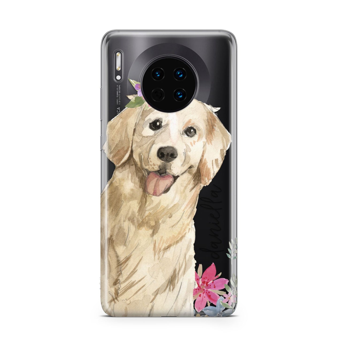 Personalised Golden Retriever Dog Huawei Mate 30