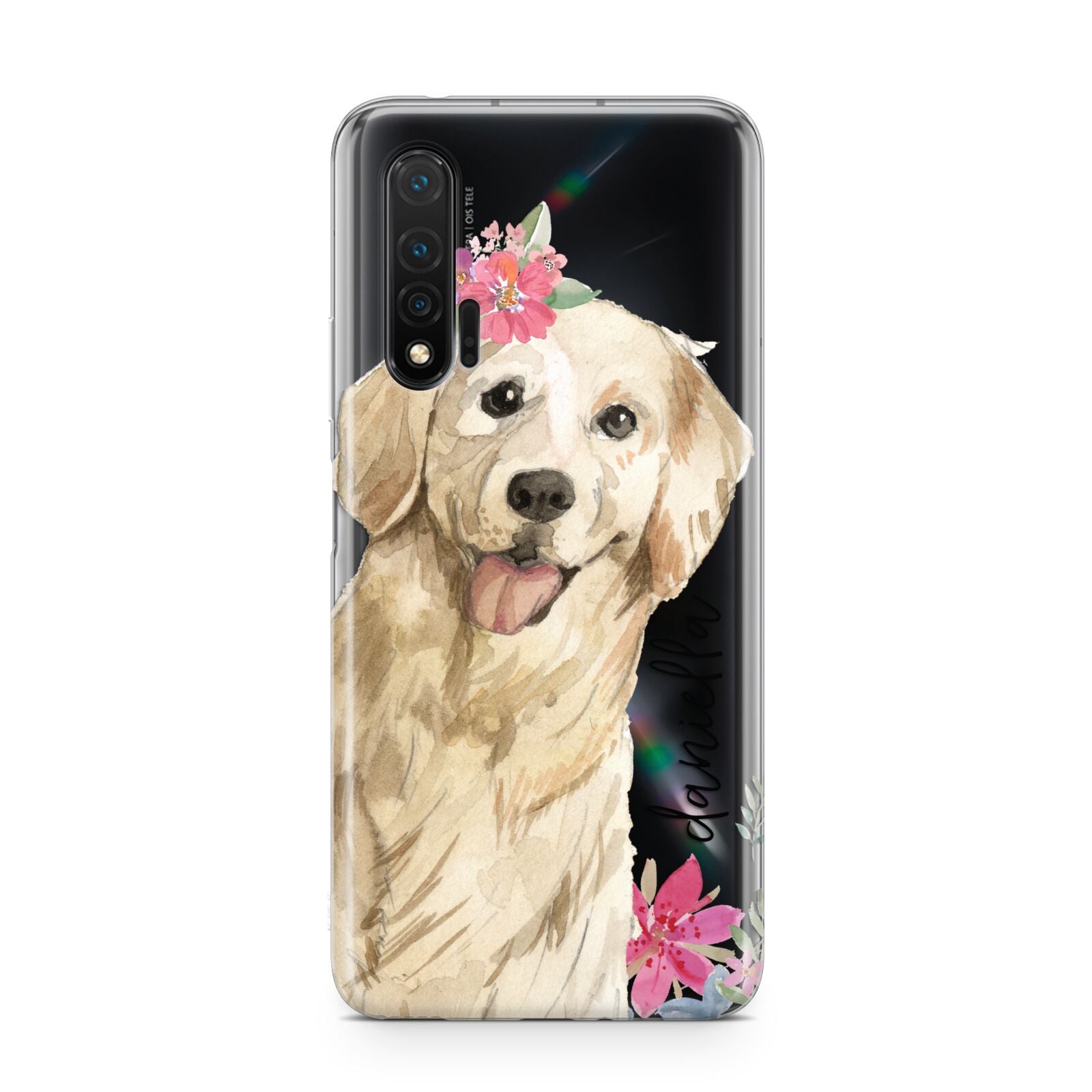 Personalised Golden Retriever Dog Huawei Nova 6 Phone Case