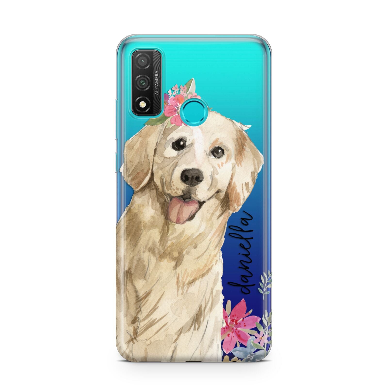 Personalised Golden Retriever Dog Huawei P Smart 2020