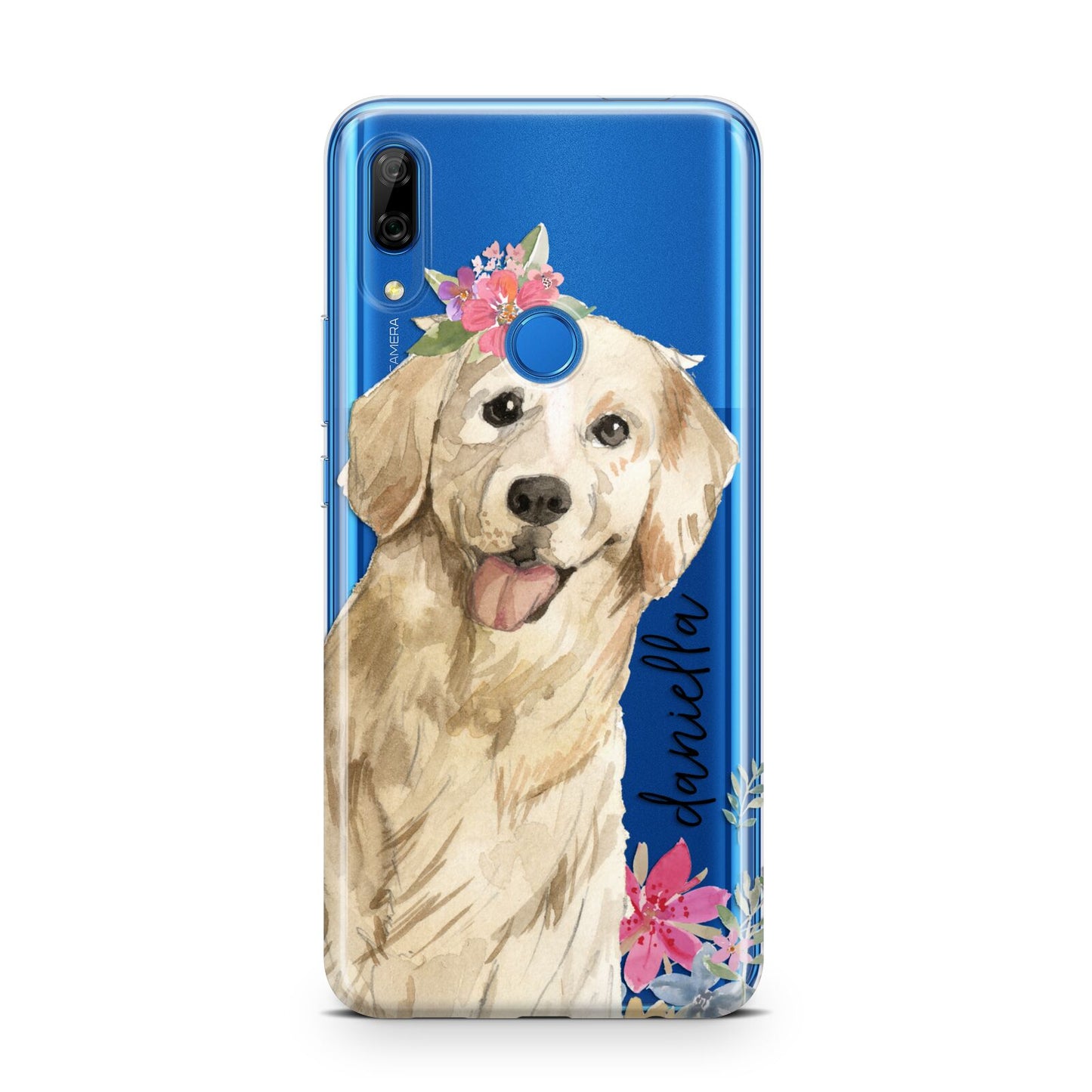 Personalised Golden Retriever Dog Huawei P Smart Z