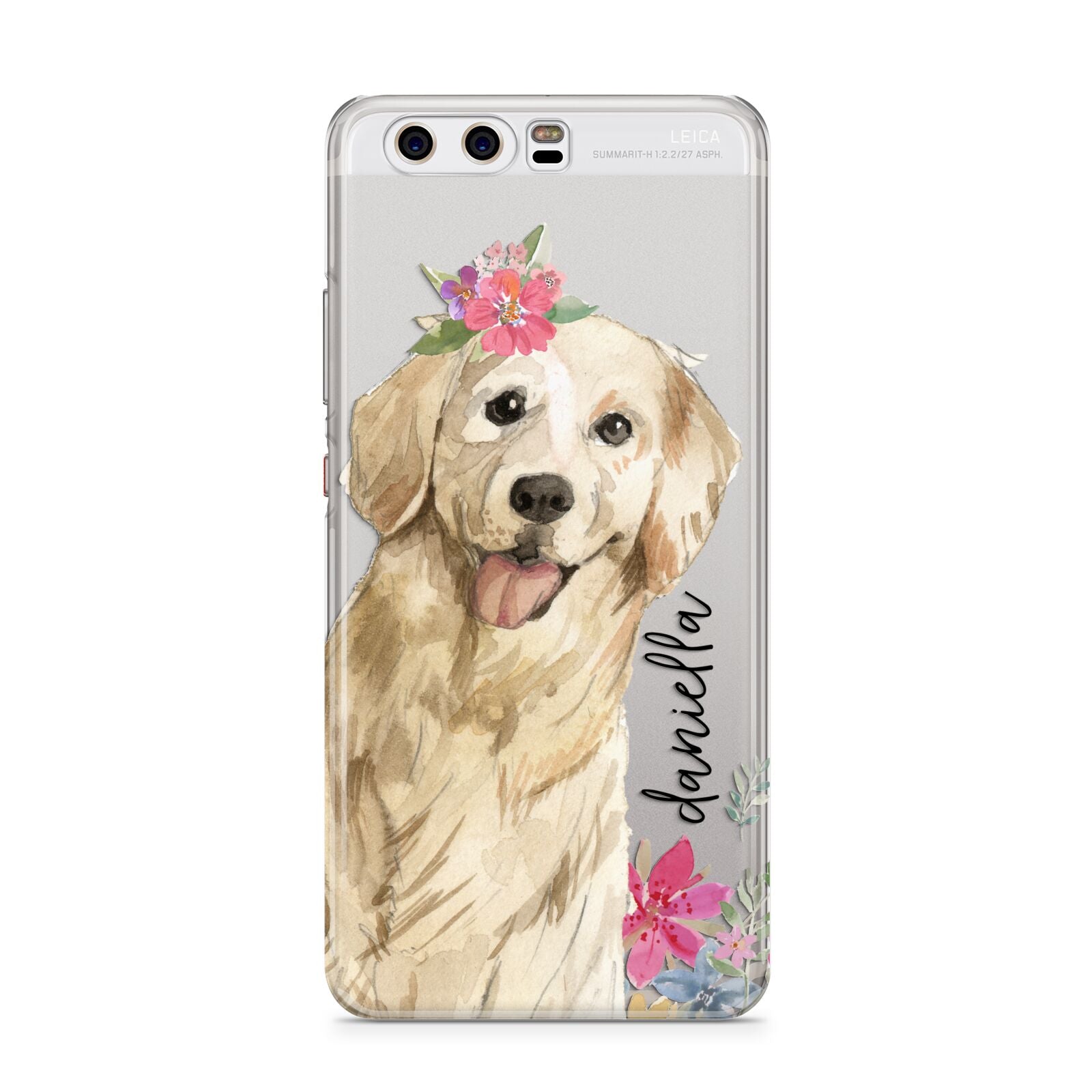 Personalised Golden Retriever Dog Huawei P10 Phone Case