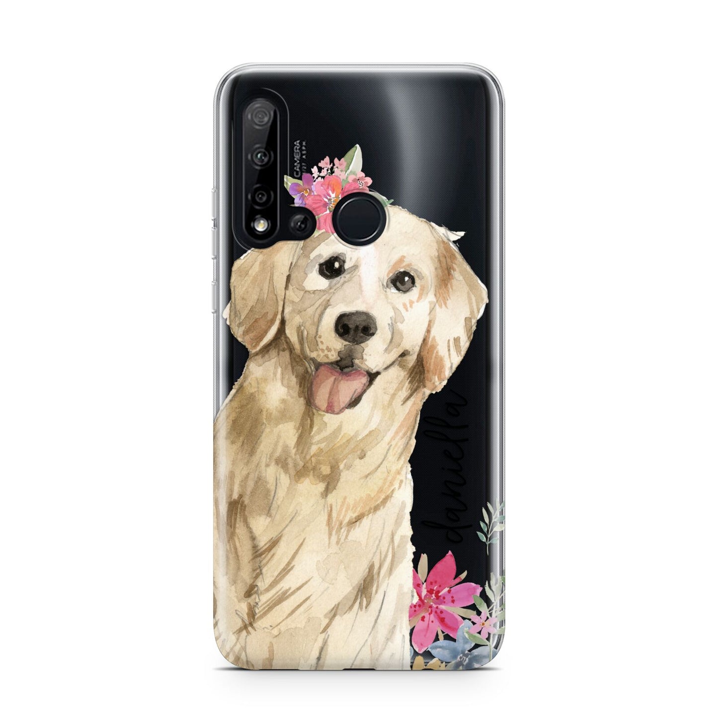 Personalised Golden Retriever Dog Huawei P20 Lite 5G Phone Case