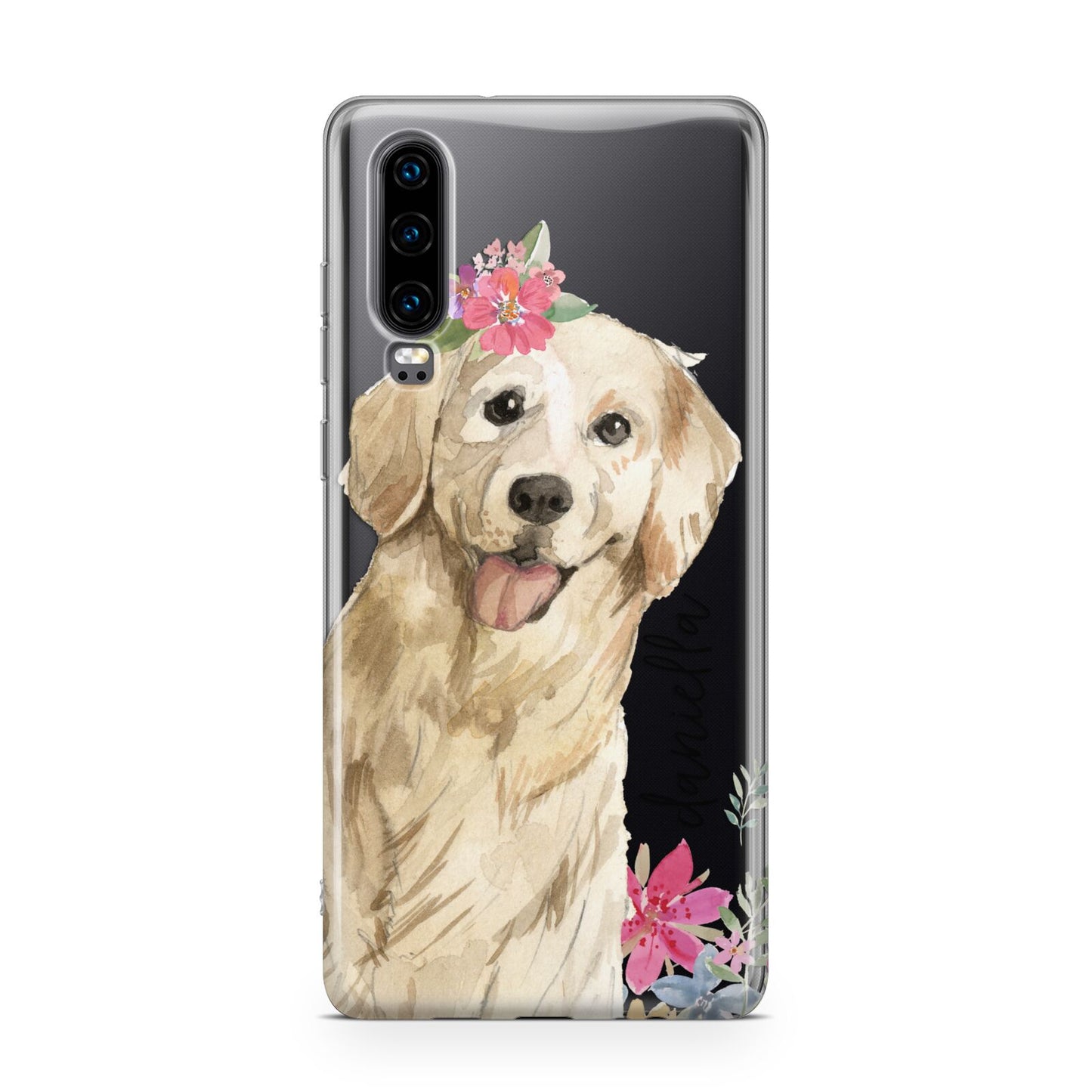 Personalised Golden Retriever Dog Huawei P30 Phone Case