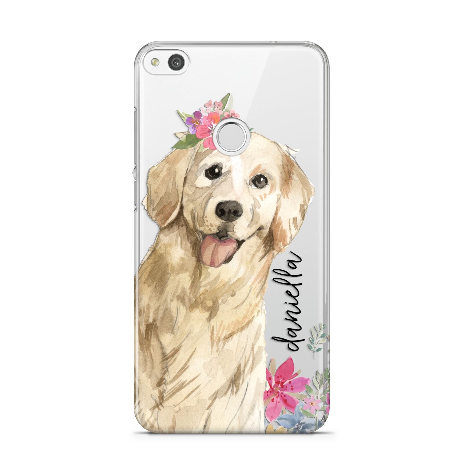 Personalised Golden Retriever Dog Huawei P8 Lite Case