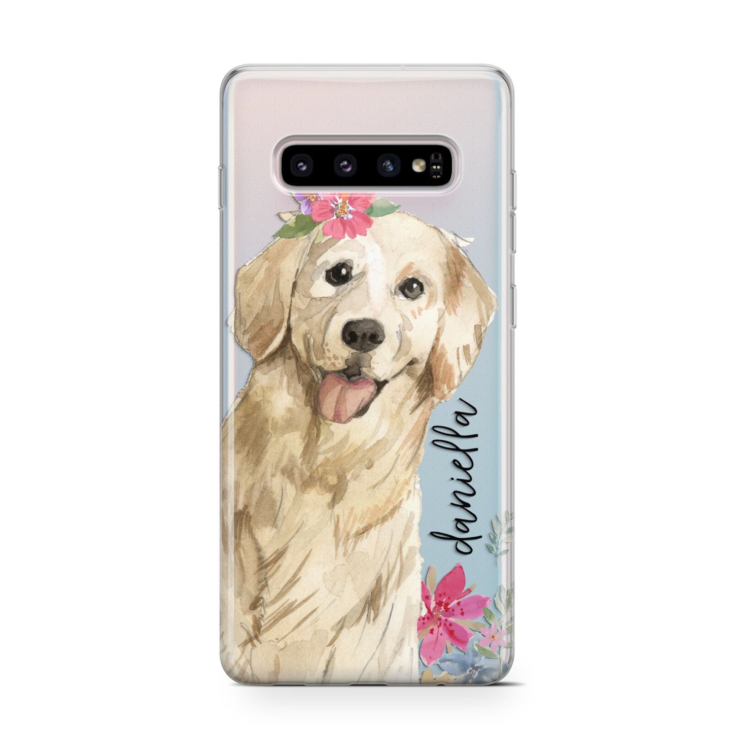 Personalised Golden Retriever Dog Protective Samsung Galaxy Case