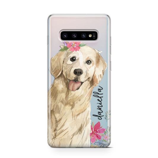 Personalised Golden Retriever Dog Protective Samsung Galaxy Case