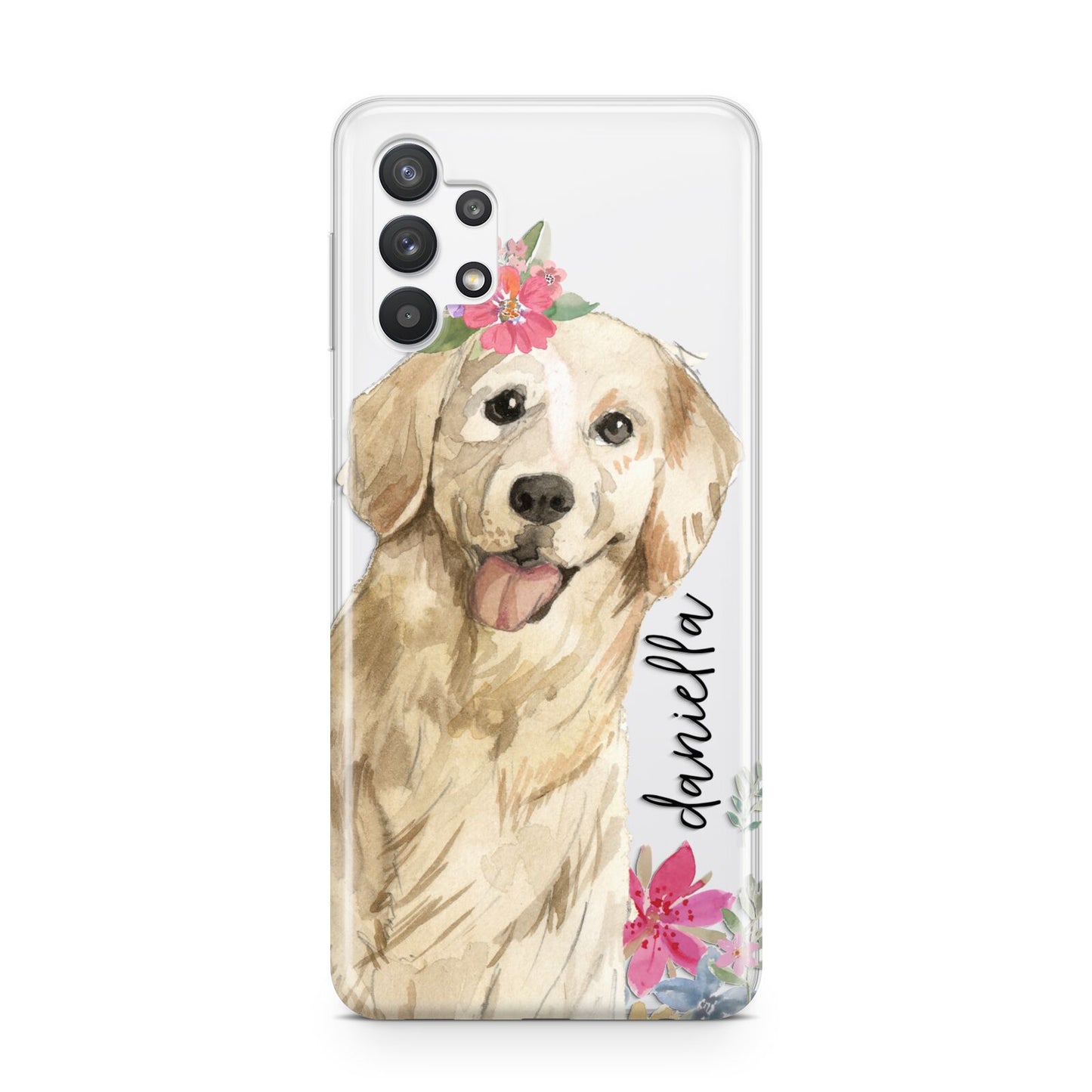 Personalised Golden Retriever Dog Samsung A32 5G Case