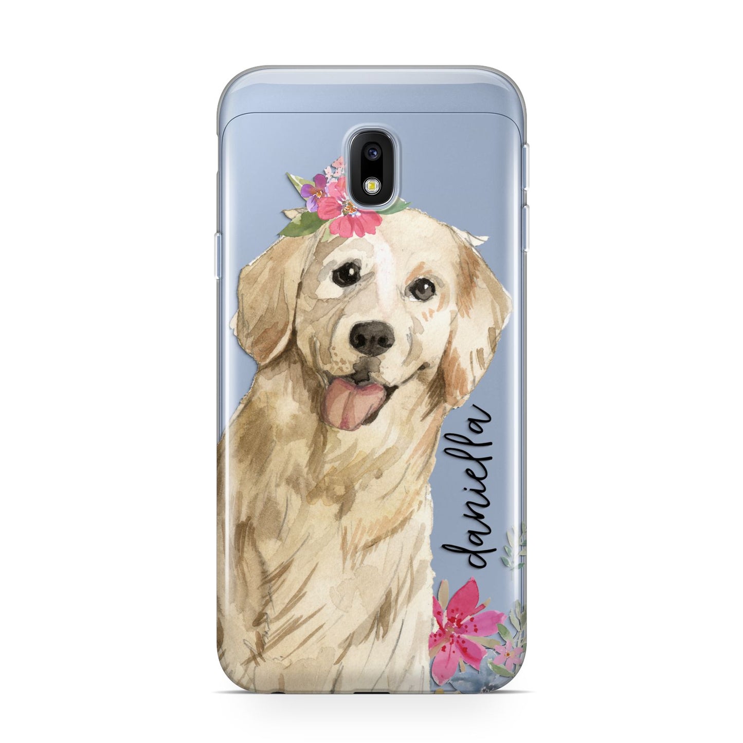 Personalised Golden Retriever Dog Samsung Galaxy J3 2017 Case