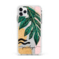 Personalised Golden Tropics Apple iPhone 11 Pro Max in Silver with White Impact Case