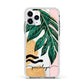 Personalised Golden Tropics Apple iPhone 11 Pro in Silver with White Impact Case