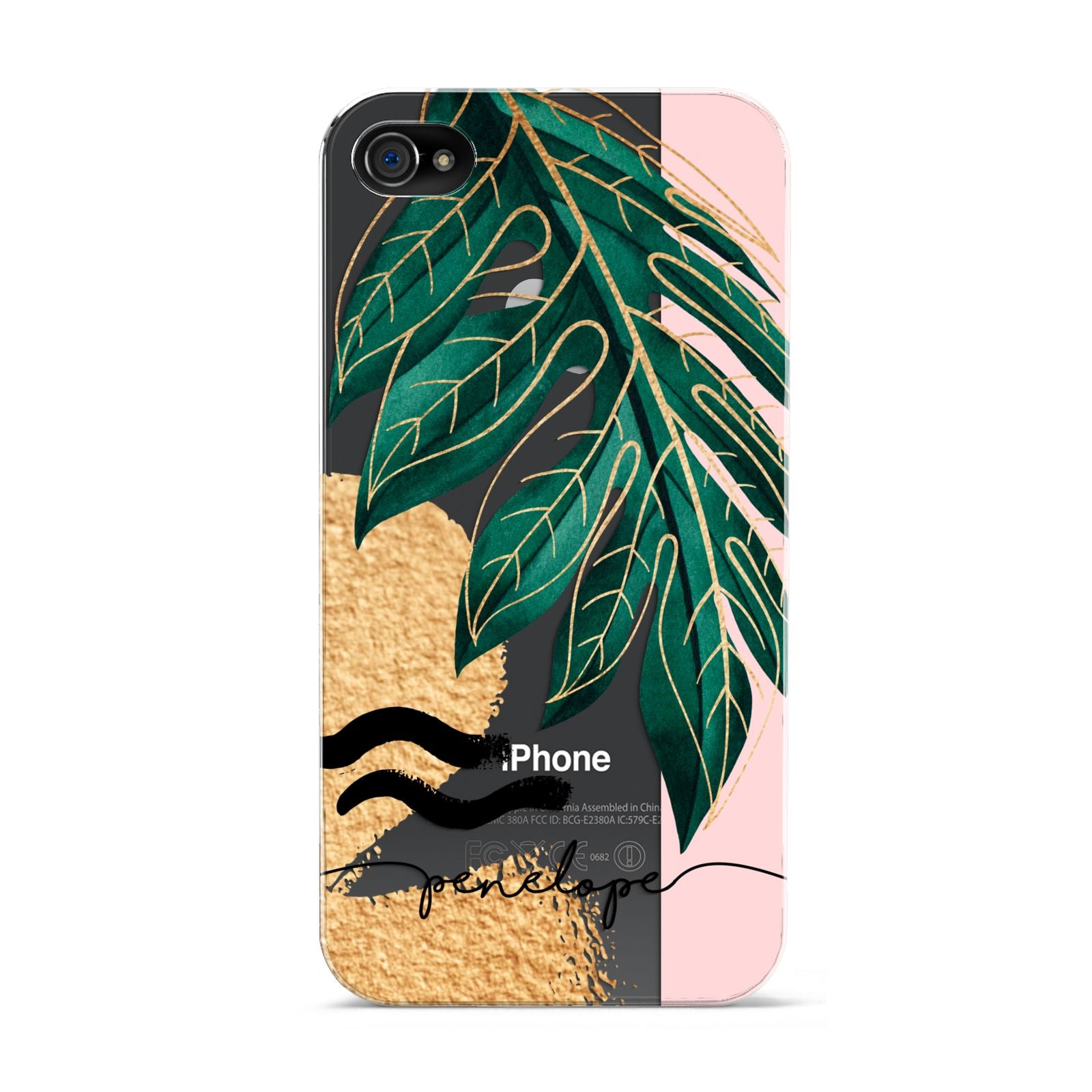 Personalised Golden Tropics Apple iPhone 4s Case