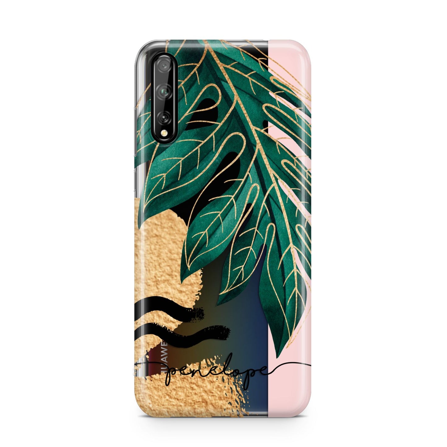 Personalised Golden Tropics Huawei Enjoy 10s Phone Case