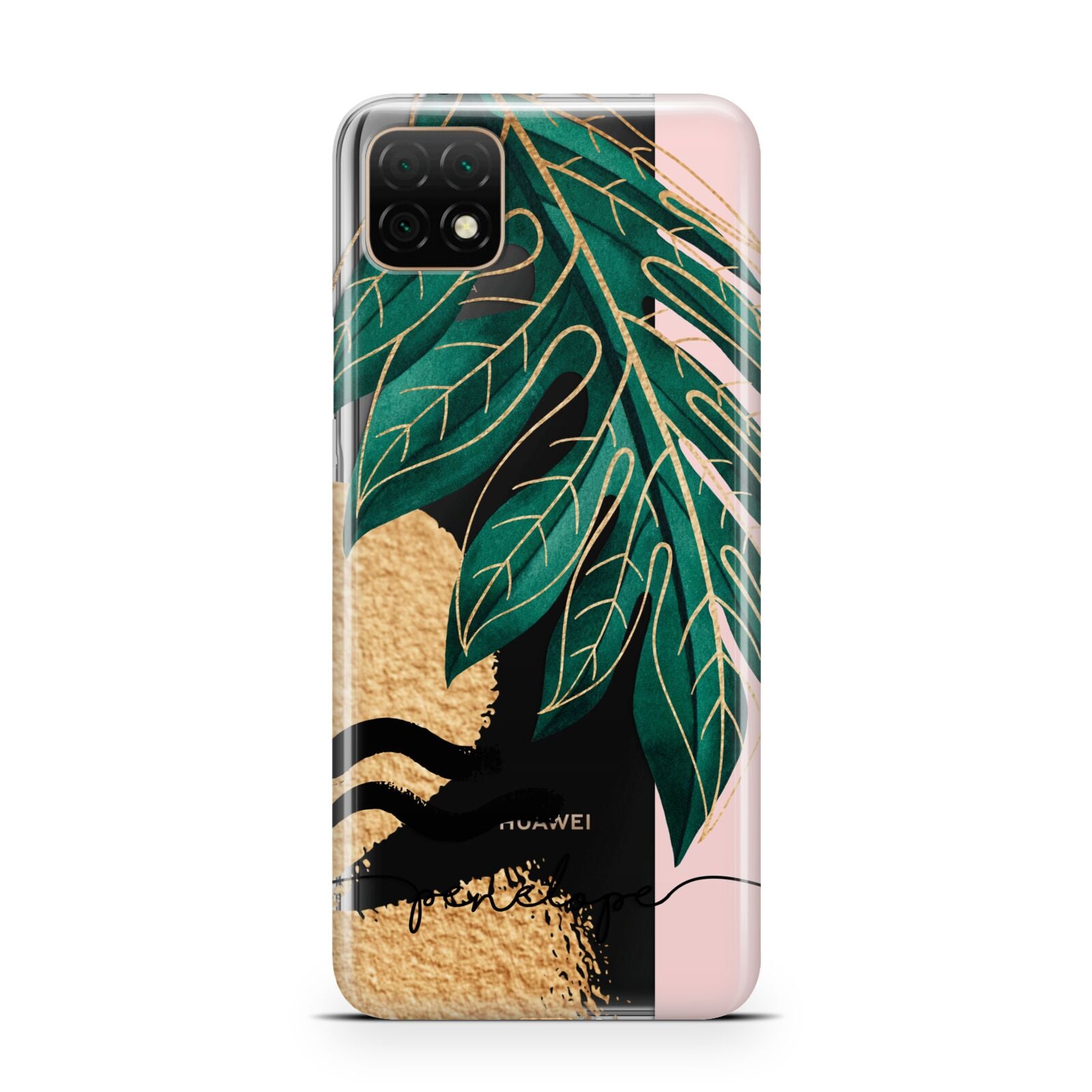 Personalised Golden Tropics Huawei Enjoy 20 Phone Case