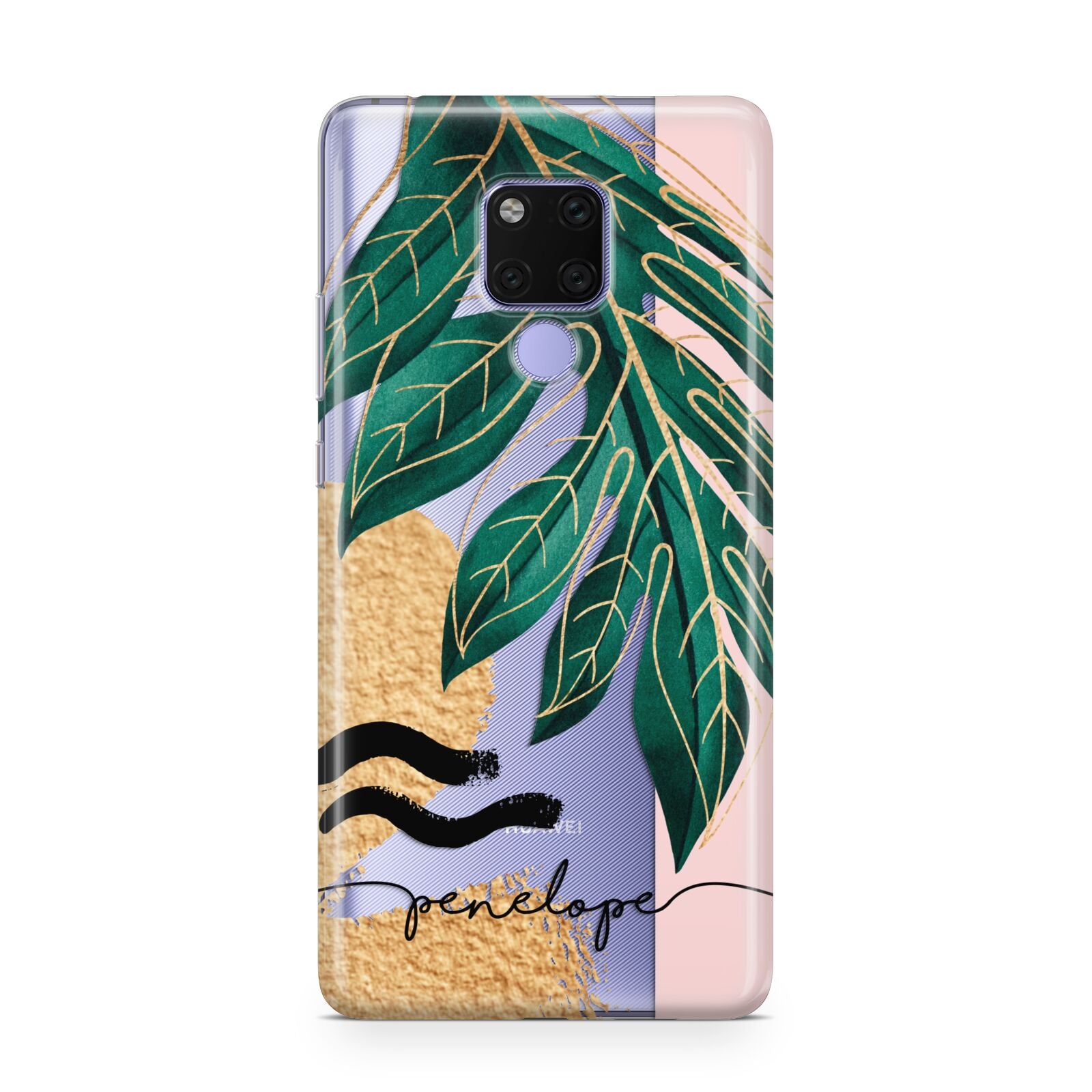 Personalised Golden Tropics Huawei Mate 20X Phone Case