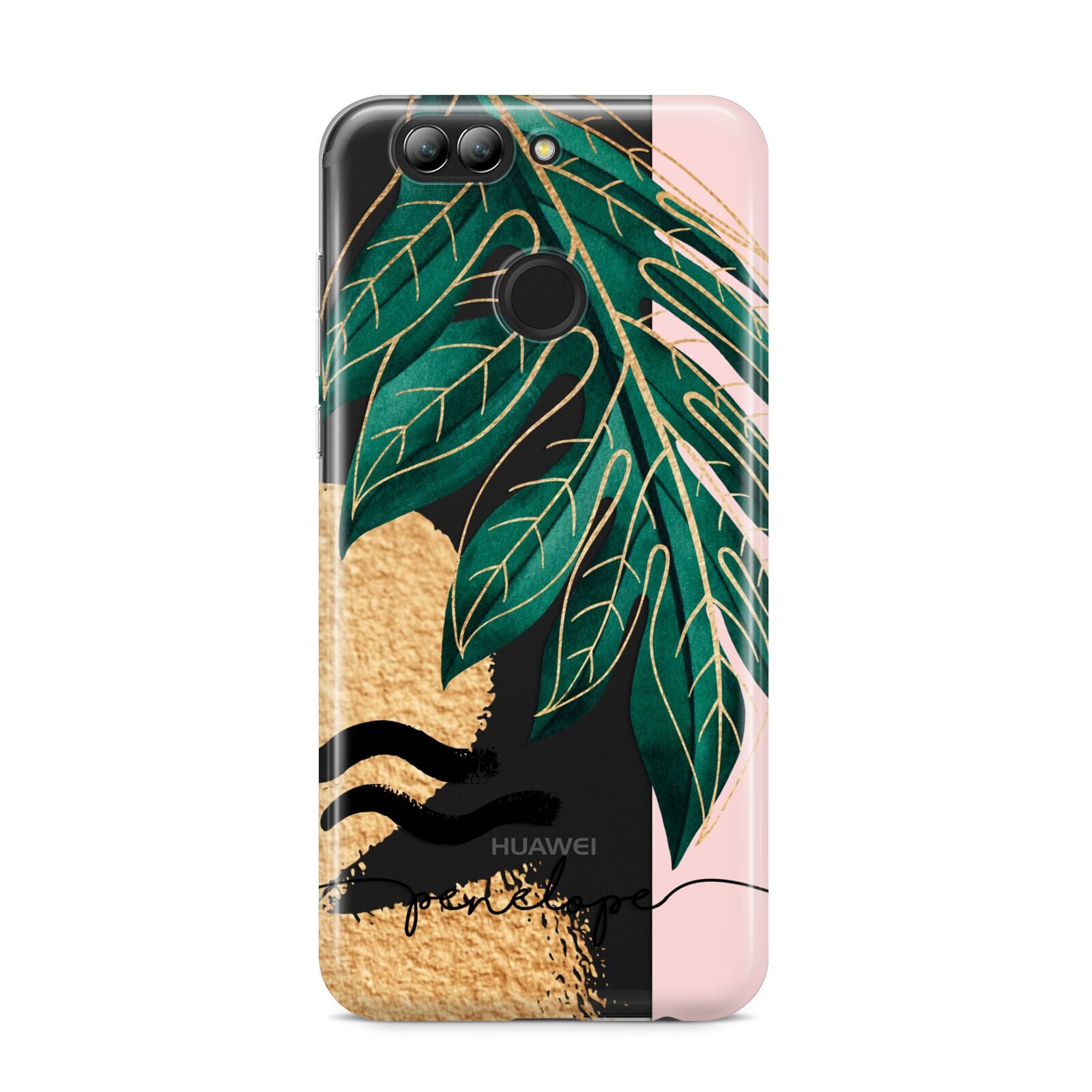 Personalised Golden Tropics Huawei Nova 2s Phone Case