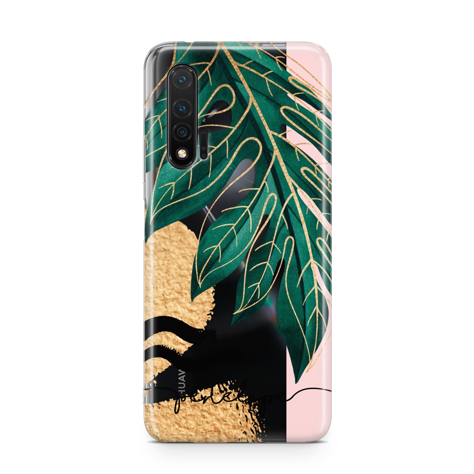 Personalised Golden Tropics Huawei Nova 6 Phone Case