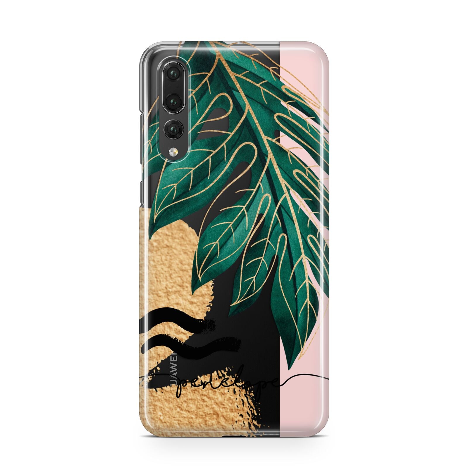 Personalised Golden Tropics Huawei P20 Pro Phone Case