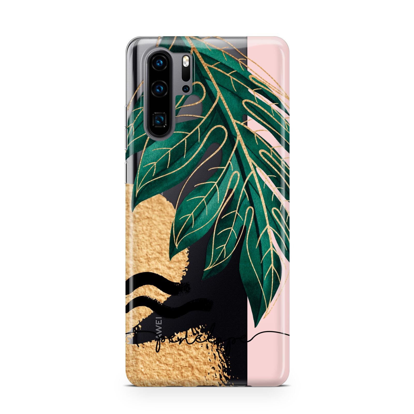 Personalised Golden Tropics Huawei P30 Pro Phone Case