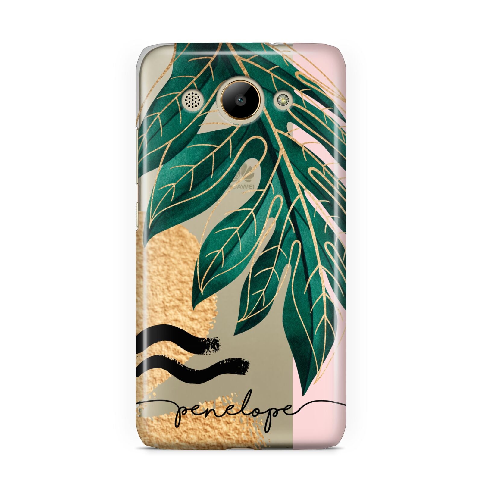 Personalised Golden Tropics Huawei Y3 2017