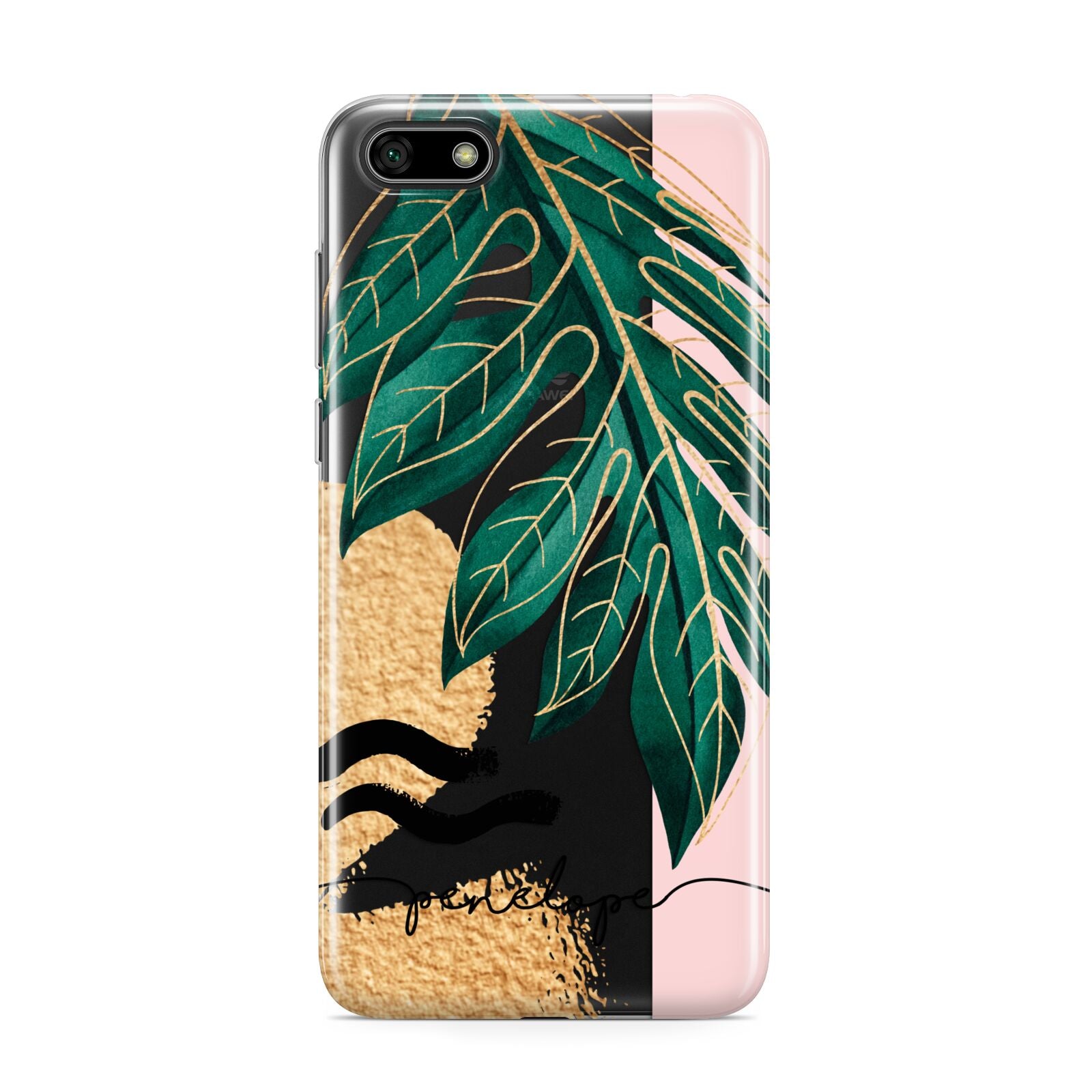 Personalised Golden Tropics Huawei Y5 Prime 2018 Phone Case