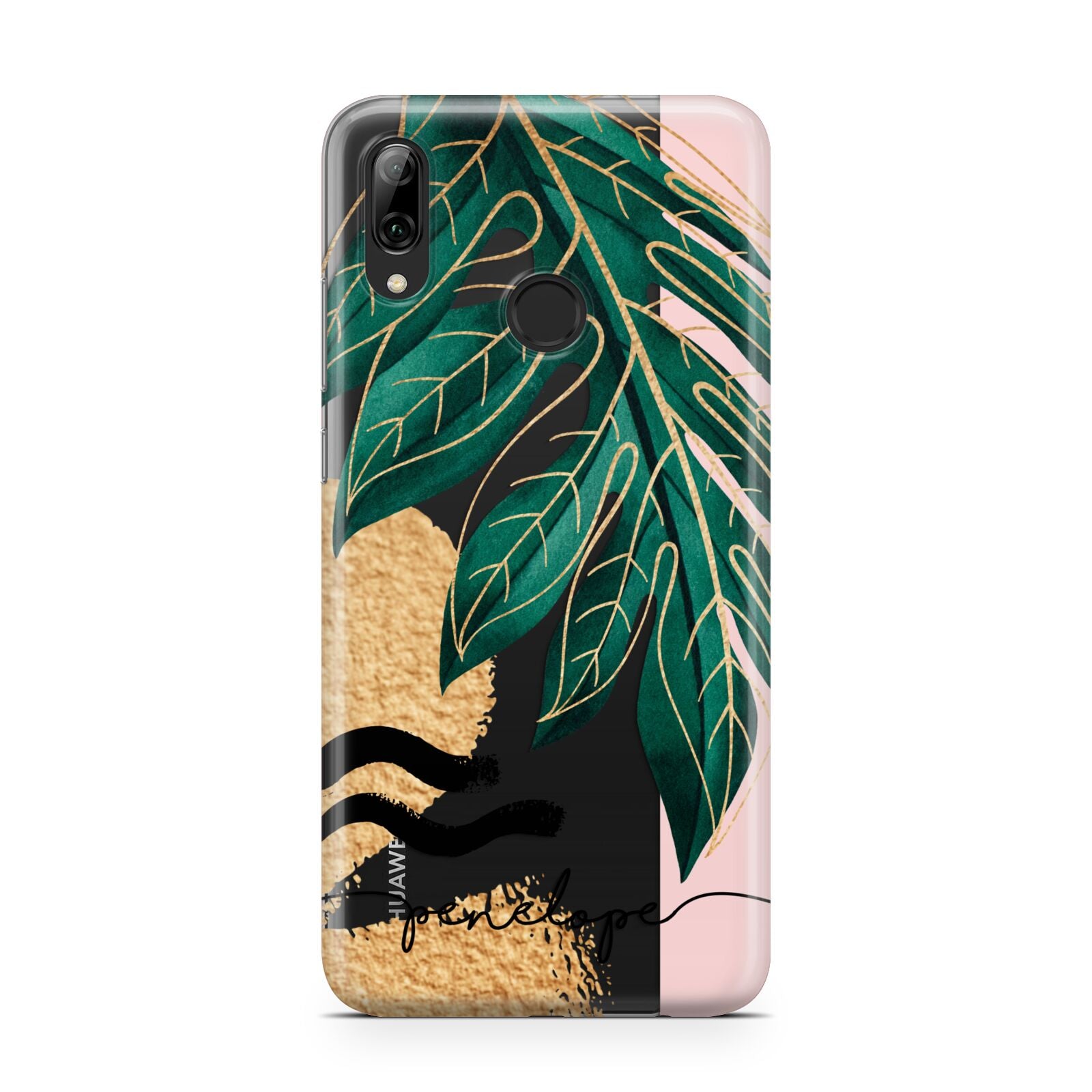 Personalised Golden Tropics Huawei Y7 2019