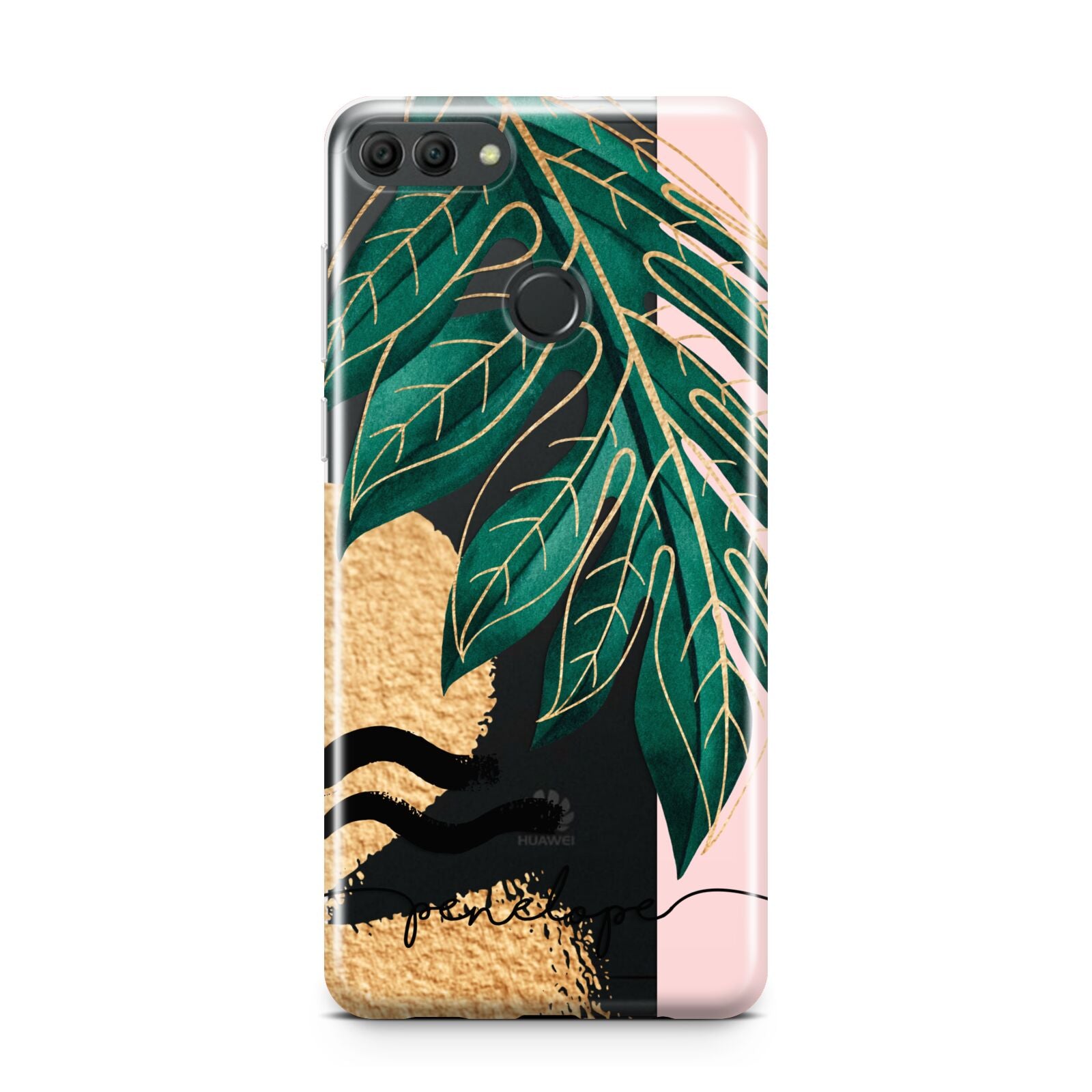 Personalised Golden Tropics Huawei Y9 2018