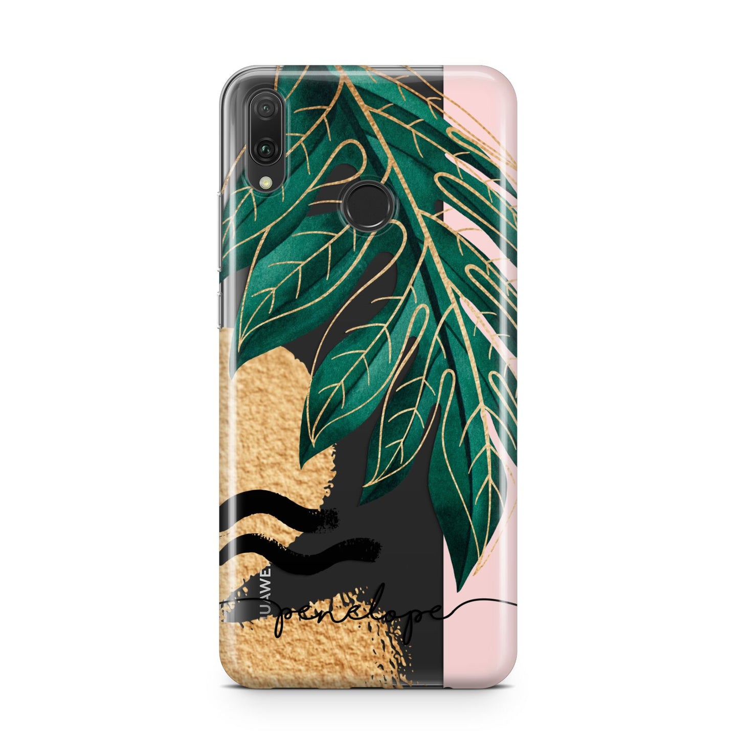 Personalised Golden Tropics Huawei Y9 2019