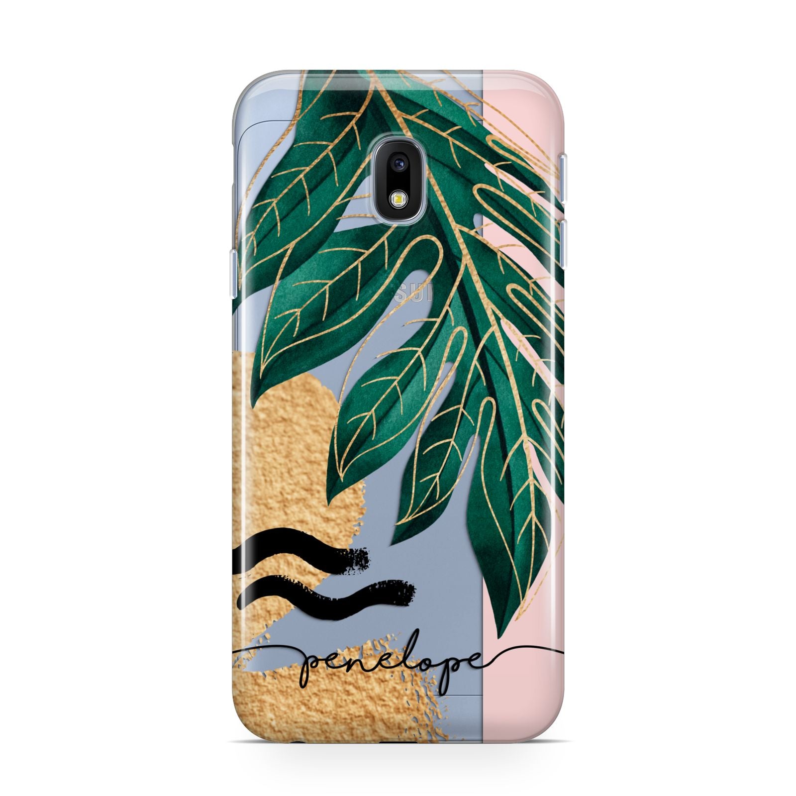 Personalised Golden Tropics Samsung Galaxy J3 2017 Case